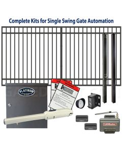 DuraGate Swing Gate & Automation Kit - Modular Flat Top 12x6' Single
