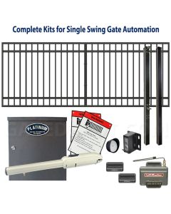 DuraGate Swing Gate & Automation Kit - Modular Flat Top 13x5' Single
