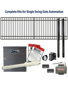 DuraGate Swing Gate & Automation Kit - Modular Flat Top 15x5' Single