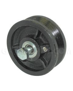 Duragate VGR4SL Cast Iron V-Groove Wheel - 4" Slim / 800 Lbs