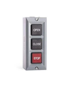 DoorKing 1200-016 Pushbutton - 3 Button w/ NC Stop Circuit