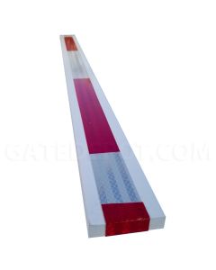 DoorKing 1601-348 Barrier Arm - Rectangular Wood / 14'