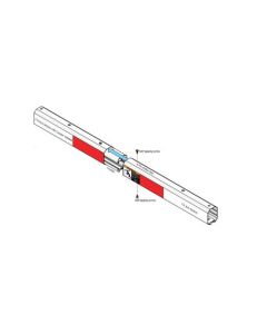 Doorking 1601-567 Barrier Arm - Octagonal Aluminum 2-Piece - 14'