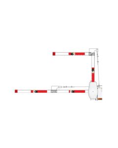 DoorKing 1601-812 Barrier Arm - Octagonal Aluminum Folding - 12'
