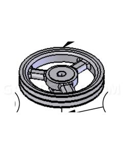 DoorKing 1602-050 Pulley - Dual 8-1/4" OD 7/8