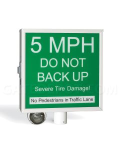 DoorKing 1615-034 Replacement Warning Sign Panel - Green
