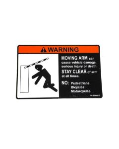 DoorKing 2599-035 Decal - Parking Gate Warning
