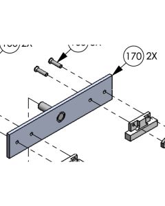 DoorKing 2600-562 Limit Magnet Plate