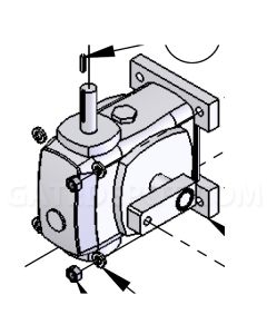 Doorking 2600-718 Gearbox