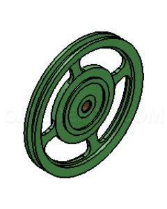 DoorKing 2600-957 Pulley Assembly - 10" Aluminum