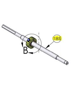 Doorking 2601-120 Shaft - 1/2-13 UNC Threaded
