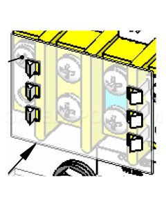 DoorKing 3129-002 Cover - Terminal Block 2 Position