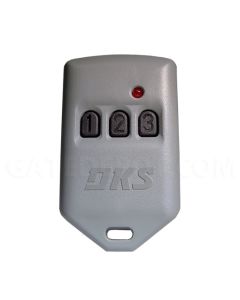 DoorKing 8068-084 MicroCLIK ProxMitter RFID Proximity Key Fob Transmitter -  3 Button / IDTeck