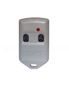 DoorKing 8067-086 MicroCLIK ProxMitter RFID Proximity Key Fob Transmitter - 2 Button / DK ProxPlus