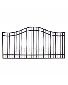 DuraGate Bell Curve Driveway Gate - Single / 14' W x 5' H