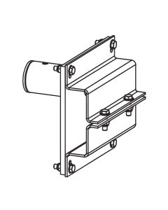 Nice HySecurity MX001090 Bracket & Clamps - Aluminum Barrier Arms / Side Mount