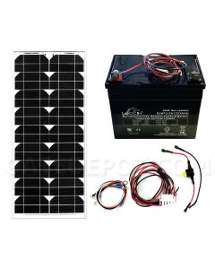 Liftmaster 20W33A Solar Kit - 20W 12V 33 Ah