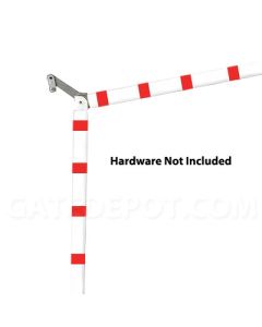 LiftMaster MA035RDOT Articulating Barrier Arm - DOT Tape 9'
