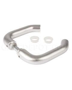Locinox 3006D-H Handle Pair - Anodized Aluminum / Insert Locks