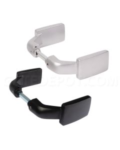 Locinox 3006FIX Handle Pair w/ Fixed or Rotating Operation - Anodized Aluminum