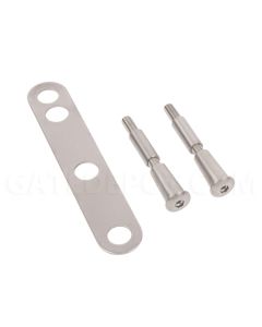 Locinox LOCK.GUIDE-4060 Bolt Guide Plate - 1-1/2" to 2-3/8" Profiles