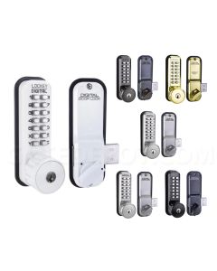 Lockey 2200-KO Mechanical Keyless Surface Mount Deadbolt w/ Key Override