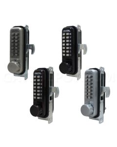 Lockey 2950-DC Double Combination Narrow Stile Hook Bolt - Oil Rubbed Bronze