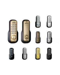 Lockey M210 Single Combination Deadbolt in Satin Brass