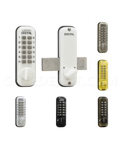 Lockey M220 Surface Mount Deadbolt - Bright Brass