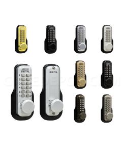 Lockey M230 Single Combination Deadlocking Spring Latch in White