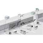 Comunello DuraGates CGI-350.5P Cantilever Gate Hardware - Stainless Steel / 880 Lbs

