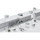Comunello DuraGates CGS-350.8G Cantilever Gate Hardware - Galvanized Steel / 4,050 Lbs
