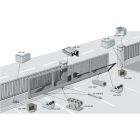 Comunello DuraGates CGS-350.8P Cantilever Gate Hardware - Galvanized Steel / 1,700 Lbs
