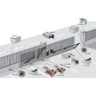 Comunello DuraGates CGS-500.8G Integrator Cantilever Gate Hardware - Galvanized Steel / 2,645 Lbs
