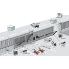 Comunello DuraGates CGS-500.8M Integrator Cantilever Gate Hardware - Galvanized Steel / 1,100 Lbs
