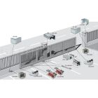 Comunello DuraGates CGS-500.8P Integrator Cantilever Gate Hardware - Galvanized Steel / 1,760 Lbs
