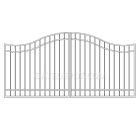DuraGate Bell Curve Driveway Gate - Dual / 12' W x 5' H
