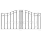 DuraGate Bell Curve Driveway Gate - Dual / 14' W x 4' H
