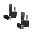 Duragate BHRC Block Hinges - Rectangle / Black Primer Finish