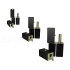 Duragate BHSQ Block Hinges - Square / Black Primer Finish