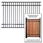 DuraGate DGT-F8W 6' Fence Section - Accepts Wood Infill