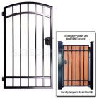 DuraGate Arch Top Pedestrian Gate - 3' Wide / Accepts Wood Infill
