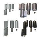 Duragate Barrel Hinges - Round, Zinc Plated