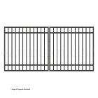 DuraGate Modular Flat Top Driveway Gate - Dual / 10' W x 5' H
