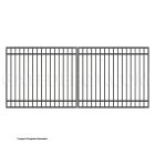 DuraGate Modular Flat Top Driveway Gate - Dual / 14' W x 6' H
