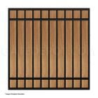 DuraGate Modular Flat Top Pedestrian Gate w/ Wood Infill - 5' W x 5' H