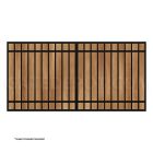 DuraGate Modular Flat Top Driveway Gate - Single / Accepts Wood Infill - 10' W x 5' H
