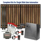 DuraGate Slide Gate & Automation Kit - Modular Flat Top 10x6' Single / Accepts Wood Infill

