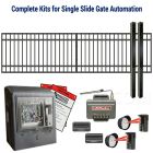 DuraGate Slide Gate & Automation Kit - Modular Flat Top 15x4' Single
