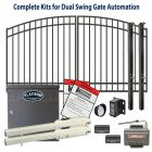 DuraGate Swing Gate & Automation Kit - Modular Arch Top 11x5' Dual
